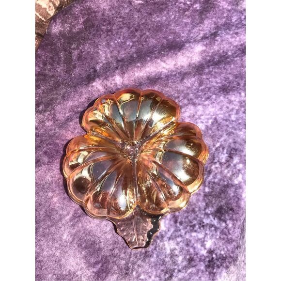 Vintage Amber Glass Dish - Picture 11 of 11